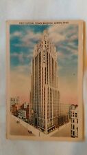 First Central Tower Building  Akron Ohio Postcard Unused picture