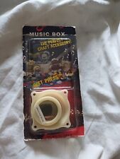 1 New Electronic Music Box Button White Christmas  Craft Needs Battery  picture