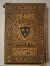 1896 HARVARD COLLEGE FOURTH REPORT BOOKLET - RARE - 369 PAGES - TUB QQQ picture