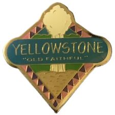 Yellowstone National Park Old Faithful Geyser Travel Souvenir Pin picture