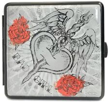 Eclipse Bad Girl Rose Crushproof Leatherette Cigarette Case, Kings, 3102Mirror picture