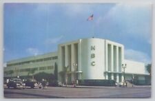 Postcard NBC Radio City Hollywood California Cars Art Deco picture