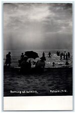 c1910's Beach Bathing At Selkirk Pulaski New York NY RPPC Photo Antique Postcard picture