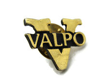 Valpo V Lettered Pin Black & Gold Tone picture