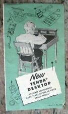 Vintage 1949 TENDA WOOD DESKTOP Child's Brochure -E8L picture