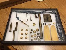 Spanish-American War: Buttons, Ammunition, Tin Type Photo, Shoulder Boards,more picture