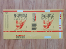 opened empty cigarette soft pack--70 mm-Switzerland-Gauloises picture