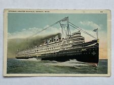 Vintage Postcard: Steamer Greater Buffalo, Detroit, Mich. picture