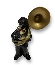 Tuba Player Figurine Jazz Blues Musician Brass Bass Statue Free Aus Post picture