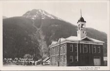 Postcard Mt Kendall and City Hall Silverton CO Colorado  picture