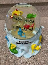 Universal Studios Islands of Adventure Dr Seuss One Two Red Blue Fish Snow Globe picture