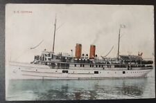 Vintage 1910s Great Lakes Steamship Postcard S.S. CHIPPEWA Steamer Ship picture
