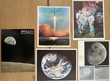 NASA Apollo 8 Official Booklet & 4 Lithographs Lovell, Borman, Anders 1968 Lot picture