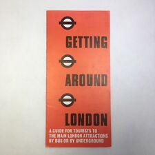 Original 1978 Getting Around London Tourist Bus Underground Information Guide picture