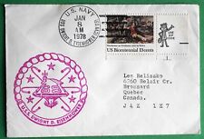 USS DWIGHT D. EISENHOWER CVN-69 cover dated 1978 (CAN-124) picture