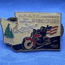 1996 ABATE OF WASHINGTON 18th ANNUAL SPRING OPENER PIN picture