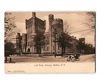 1908 Vintage Postcard 74th Regt. Armory, Buffalo, NY picture