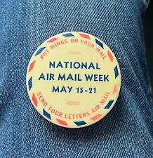 1930's National Air Mail Week Put Wings On Your Mail 2 1/4