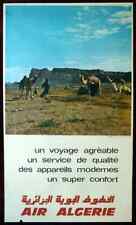 Original Poster Algeria Air Algerie Ahaggar Hoggar Sahara Camel Africa Travel picture