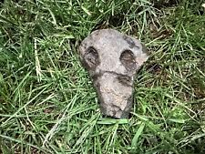 Paleo Native American artifact Pre-1600 Authentic Mammmoth Effigy Stone Tool Han picture