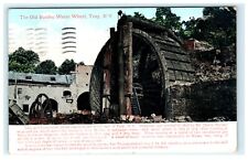 1907 The Old Burden Water Wheel Troy NY Early View Postcard picture