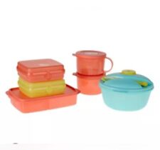Tupperware 14pc. Salad on the go set, 2 sandwich keepers, 2 soup mugs and more picture