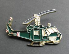 ARMY HELICOPTER LAPEL PIN BELL IROQUOIS HUEY 2.1 INCHES picture