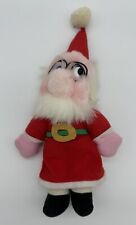 Vintage Santa Claus Plush Glasses Toy Play by Play Christmas Doll 11