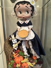 Rare 2006 Danbury Mint Betty Boop “ Bountiful” Thanksgiving Porcelain Figurine picture