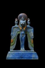 UNIQUE ANTIQUE ANCIENT EGYPTIAN Statue of Sekhmet Winged Lion Face Stone picture