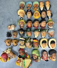 Bossons Chalkware Heads - HUGE LOT Of 35 Busts picture