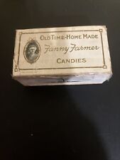VTG Old Time FANNY FARMER Candies box cardboard/embossed paper wrap 1 lb Liberty picture