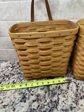 Two Matching Vintage Longaberger Basket 1997 1999 Wow Fast Shipping picture