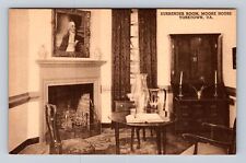 Yorktown VA- Virginia, Surrender Room, Moore House, Antique, Vintage Postcard picture