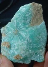 114g Flower Shapes Blue Aragonite Cluster With Nice Color From Afghanistan picture