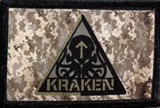 Subdued Kraken Regiment Morale Patch ARMY MILITARY Tactical Ukrainian Camo Patch picture