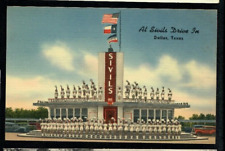 US Vintage Postcard 1953 Sivils Drive-In Dallas Texas w Postal Cancel | picture