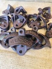 100 OPEN HERE Rustic Cast Iron Wall Mounted Bottle Openers Beer Pop Soda Kitchen picture