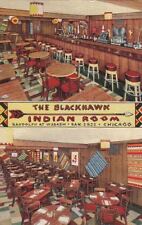  Postcard The Blackhawk Indian Room Randolph Wabash Chicago IL  picture