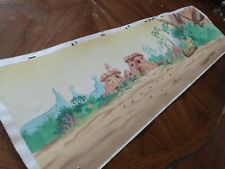 Vintage CARE BEARS animation cels PANORAMIC BACKGROUND PRODUCTION ART anime cel picture