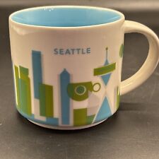 Starbucks 2015 Seattle Coffee Tea 12 oz. Mug You Are Here Collection EUC picture