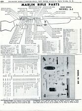 1946 Print Ad of Marlin Model A-1 A1 50 50E Rifle Parts List picture