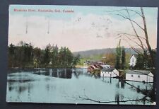 1916  Huntsville MUSKOKA RIVER Ontario Canada Postcard picture
