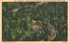 Vintage Postcard 1942 Loop-Over Newfound Gap Highway Great Smoky Mountains Park picture