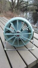 Vtg 1950's Westinghouse Riviera Plastic Fan Light Green R-1020 Works 2 Speed MCM picture