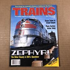 Trains, The Magazine of Railroading May 1995 Zephyr - Silver Beauty Speedster picture