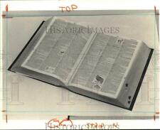 1979 Press Photo Opened dictionary - noc57190 picture