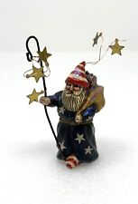 Pam Schifferl Midwest Cannon Falls Sandman Santa Wizard w/ Bag Of Stars & Staff picture