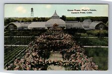 Eastern Point CT-Connecticut, Green House, Plant's Estate, Vintage Postcard picture