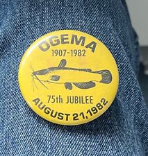 1907-1982 Ogema, Wi. 75th Jubilee Catfish Fishing 2 1/4